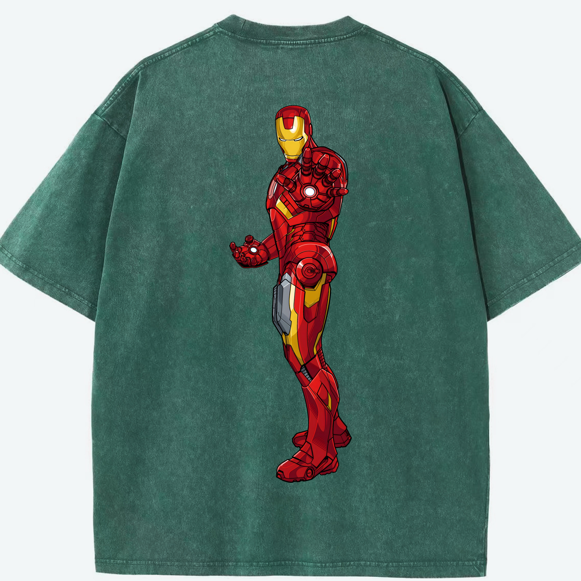 （画像用） アベンジャーズ The Avengers 綿100% ヴィンテージ風 半袖Tシャツ（背面プリント）